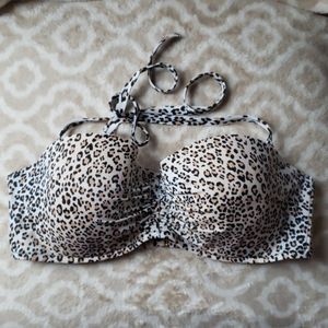 Victoria's Secret Leopard Print Bikini Top